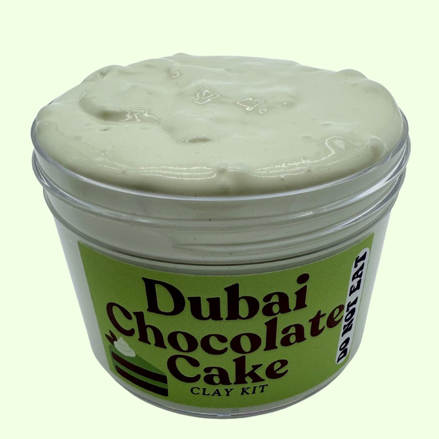 Dubai Chocolate Cake Slime Kit