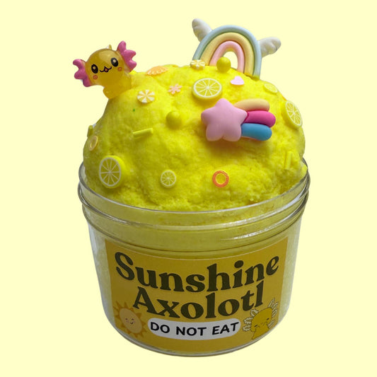 Sunshine Axolotl Cloud Slime