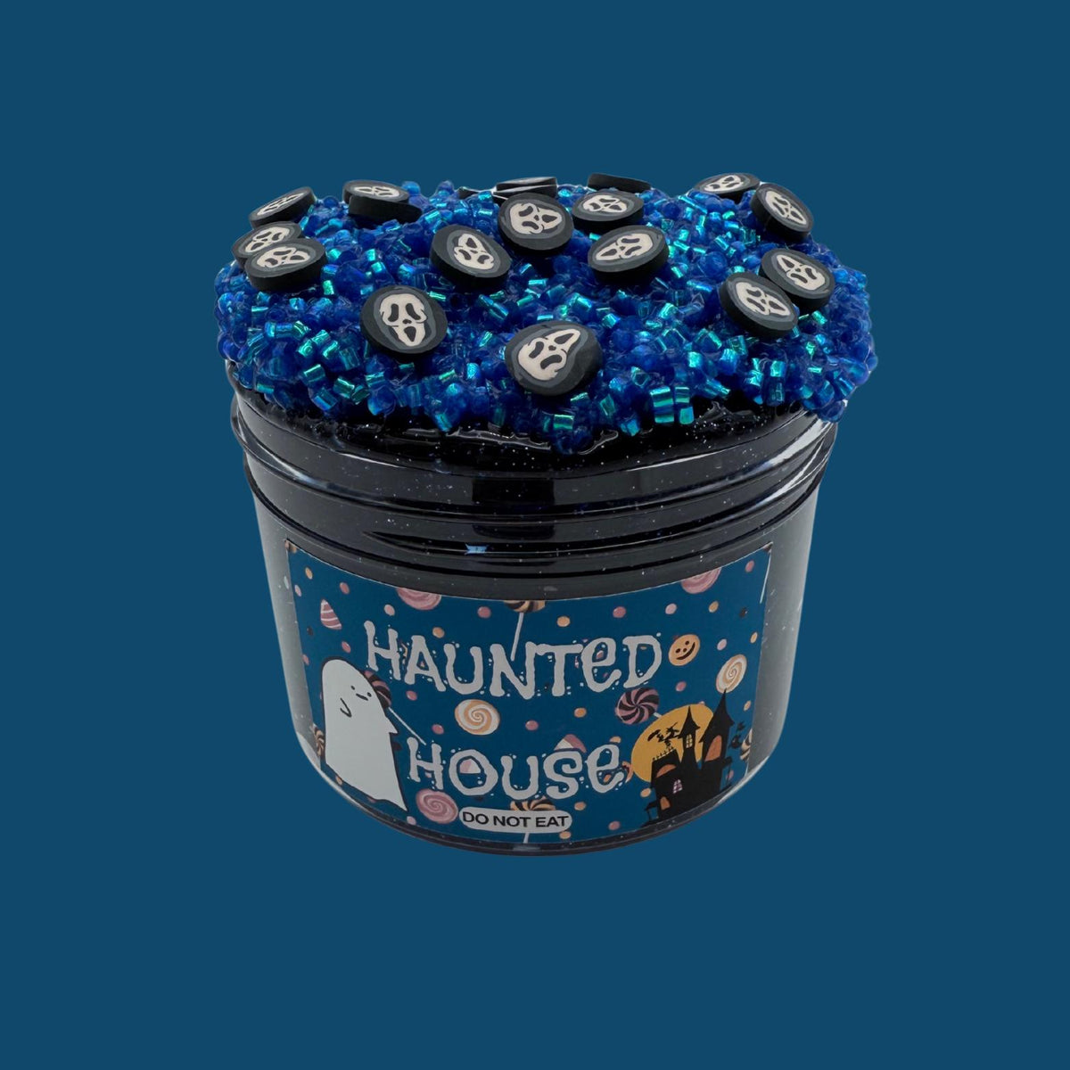 Haunted House DIY Slime Kit: Bingsu Blue Clear Slime