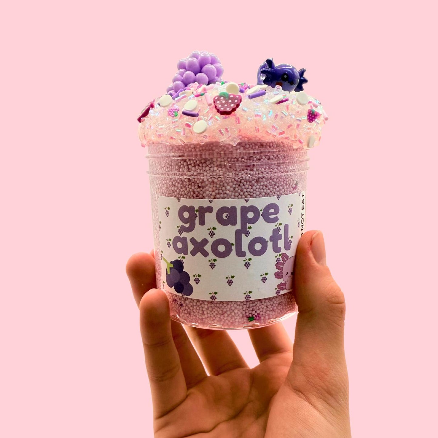 Grape Axolotl Microfloam Slime