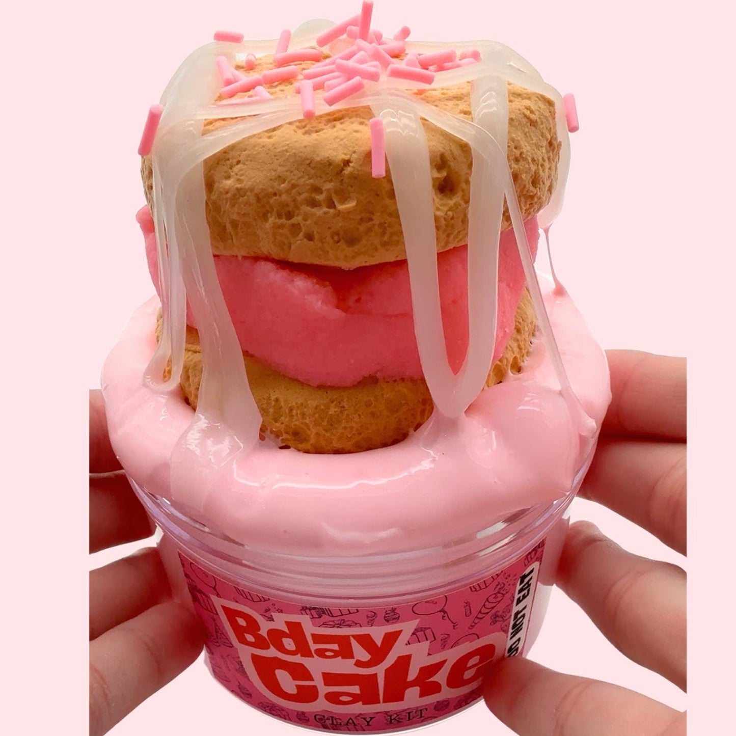 Bday Cake Clay Kit Slime