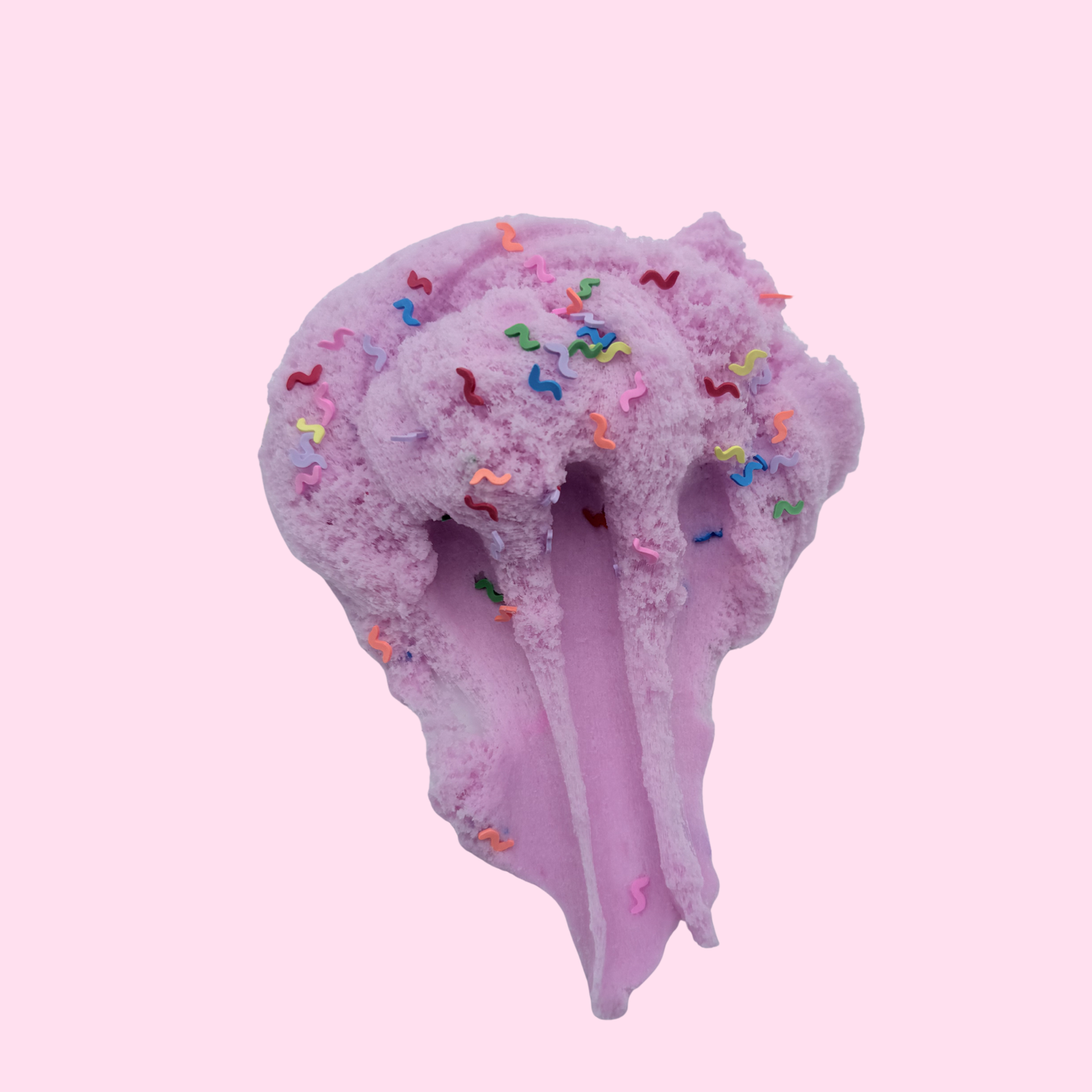 Gummi Worm Cloud Slime – Strawberry Candy Scented DIY Slime with Charms | Handmade in Canada