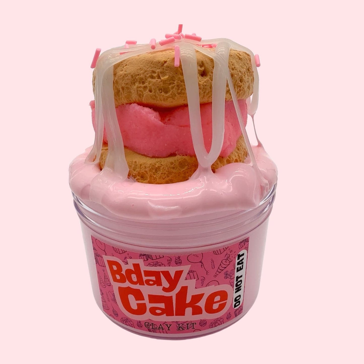 Bday Cake Clay Kit Slime