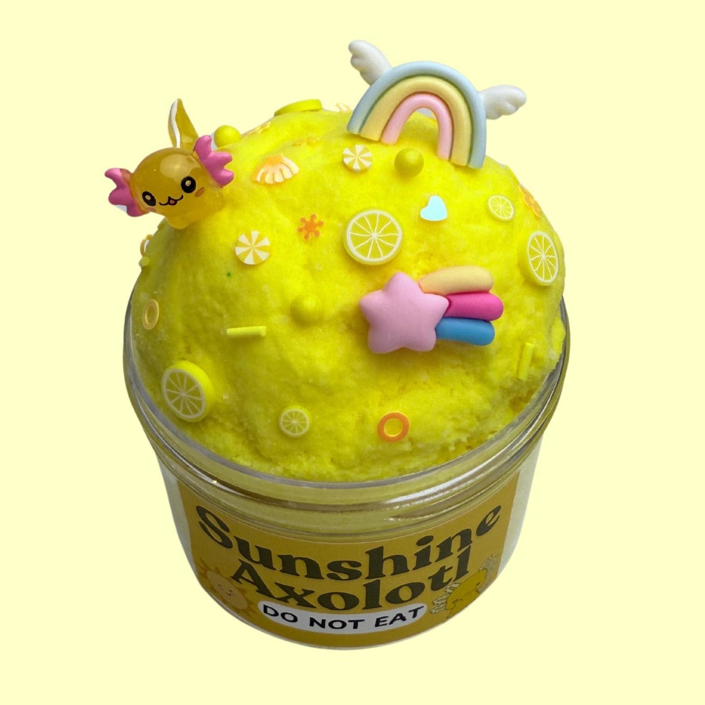 Sunshine Axolotl Cloud Slime