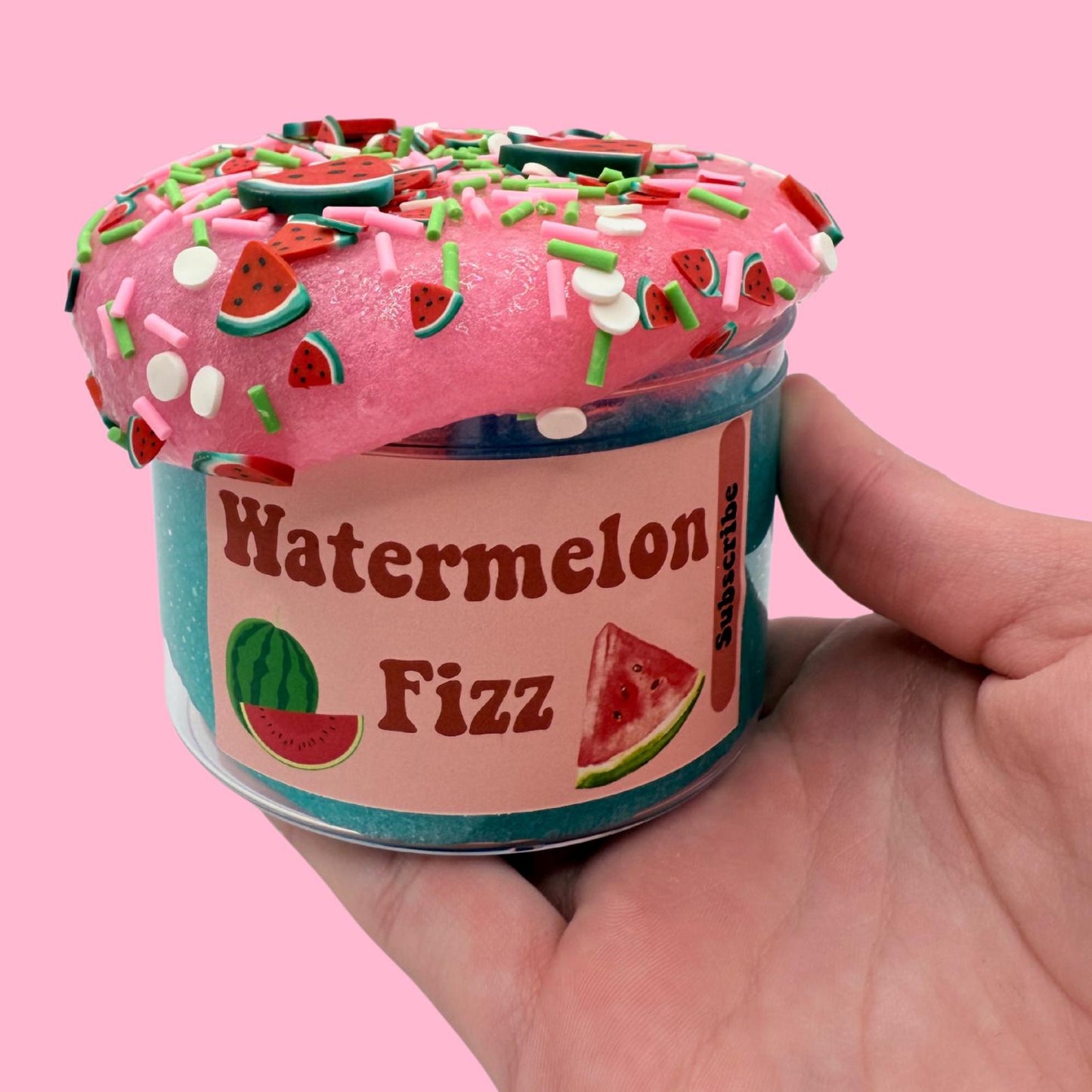 Watermelon Fizz Snow Slime