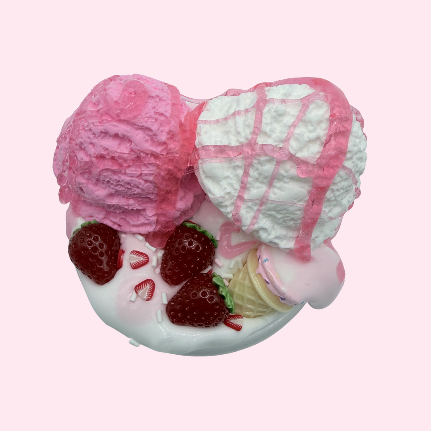 Strawberry Ice Cream DIY Slime Kit