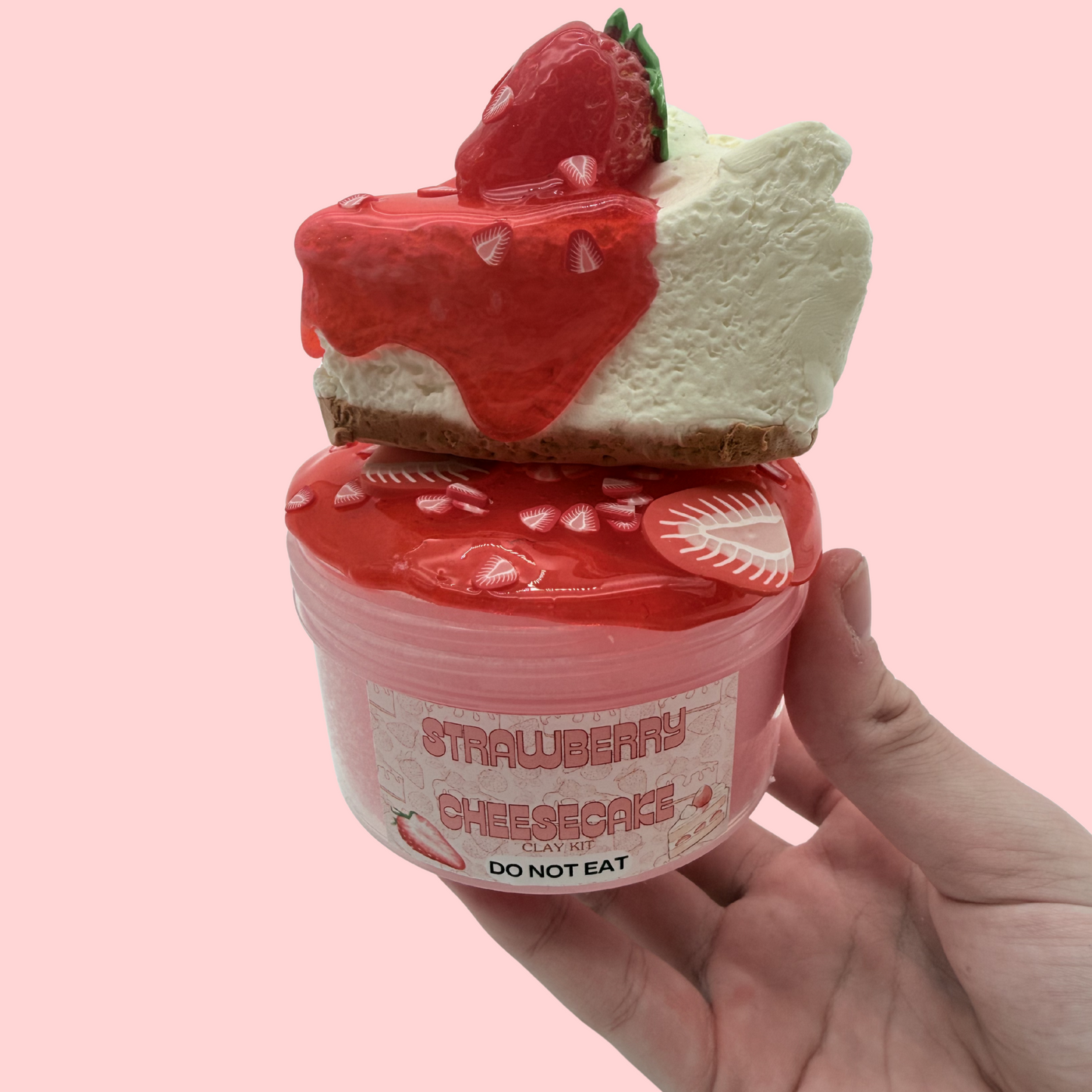 Strawberry Cheesecake Slime