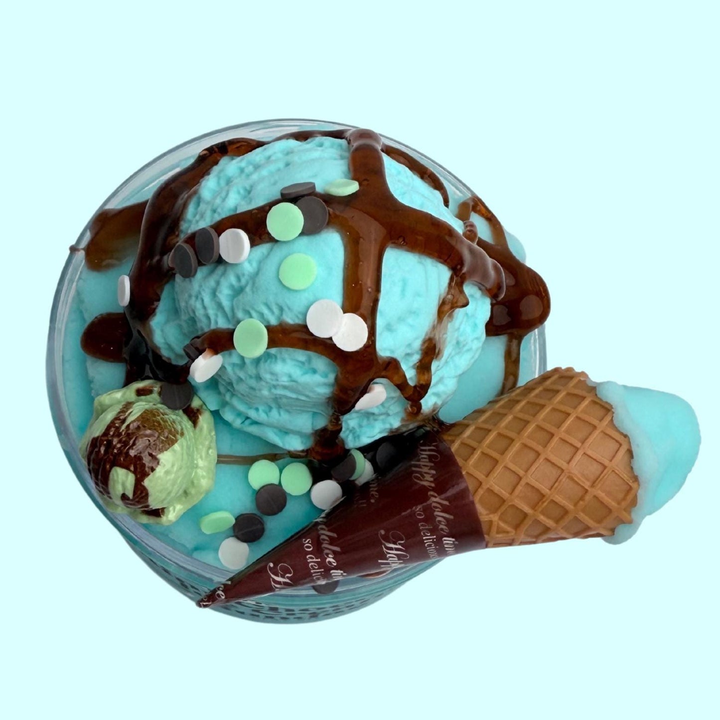 Mint Chocolate Ice Cream Sundae Clay Kit