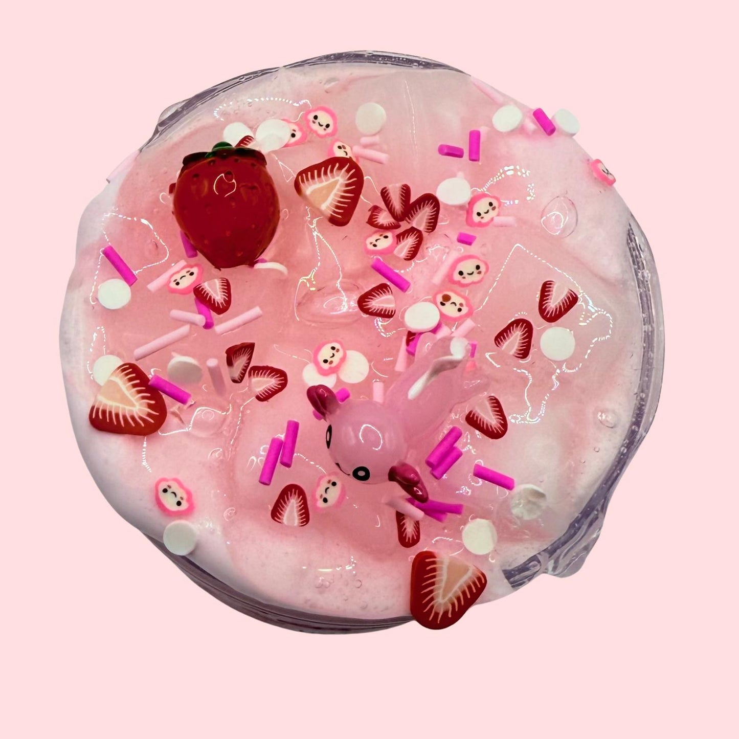 Strawberry Axolotl Butter Slime