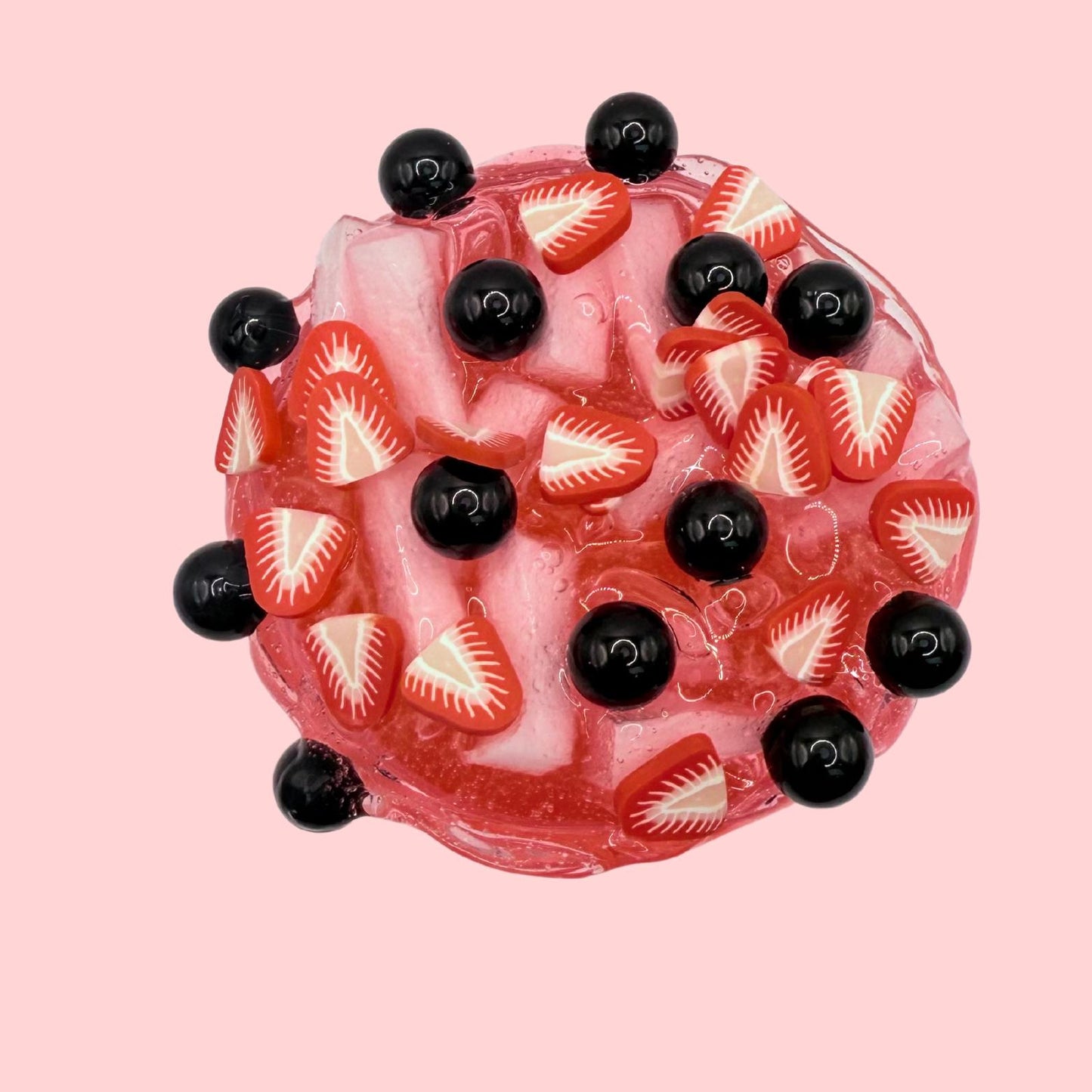 Strawberry Boba Slime