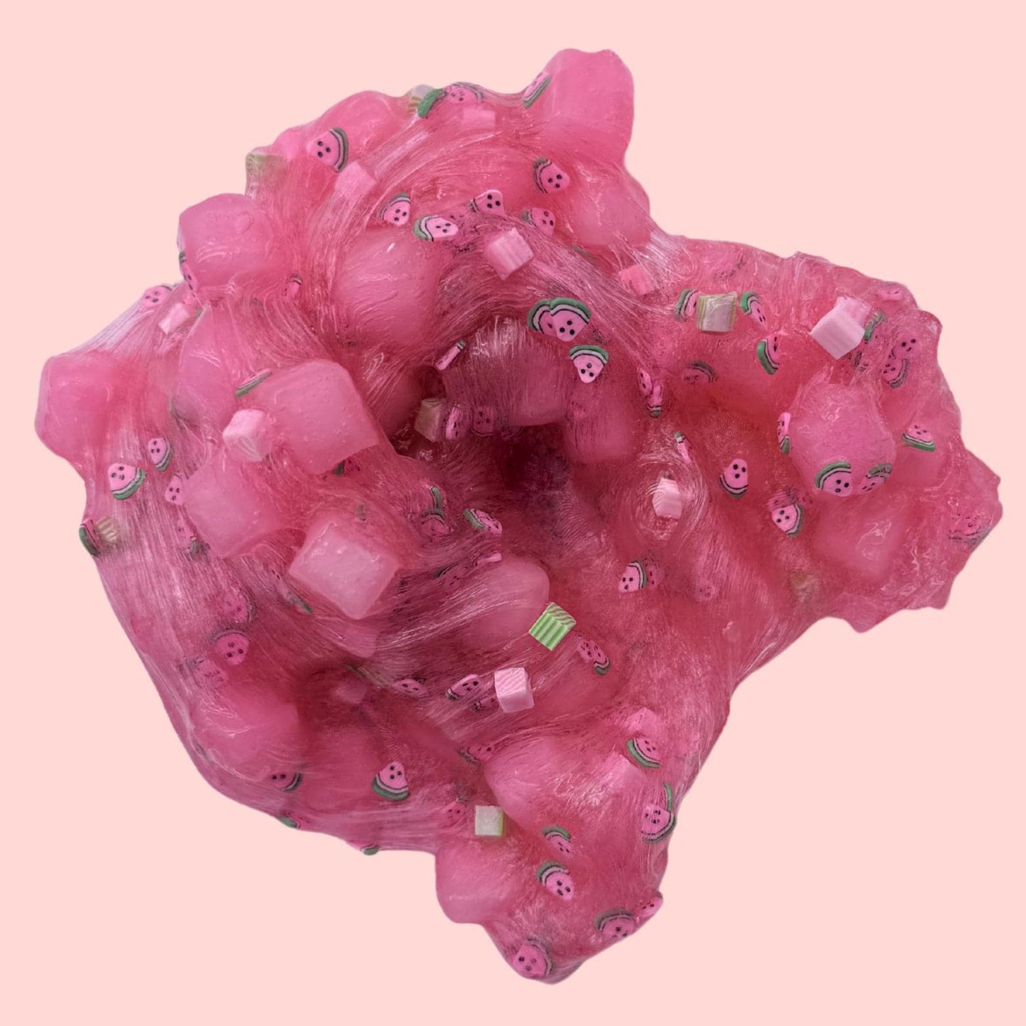 Watermelon Dino Cubes Slime