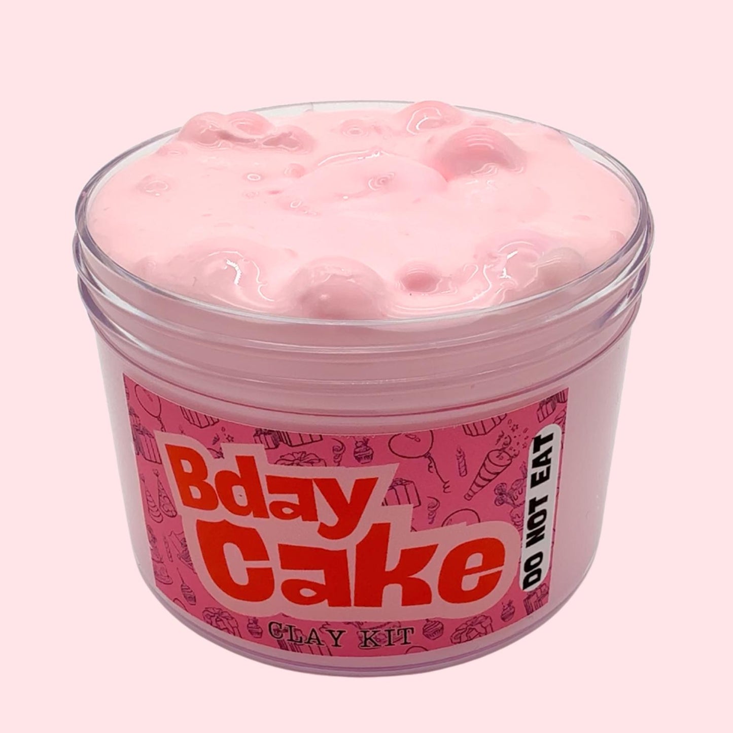 Bday Cake Clay Kit Slime
