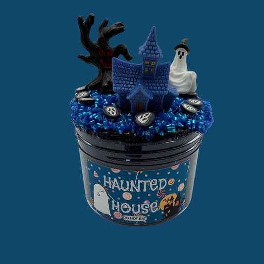 Haunted House DIY Slime Kit: Bingsu Blue Clear Slime