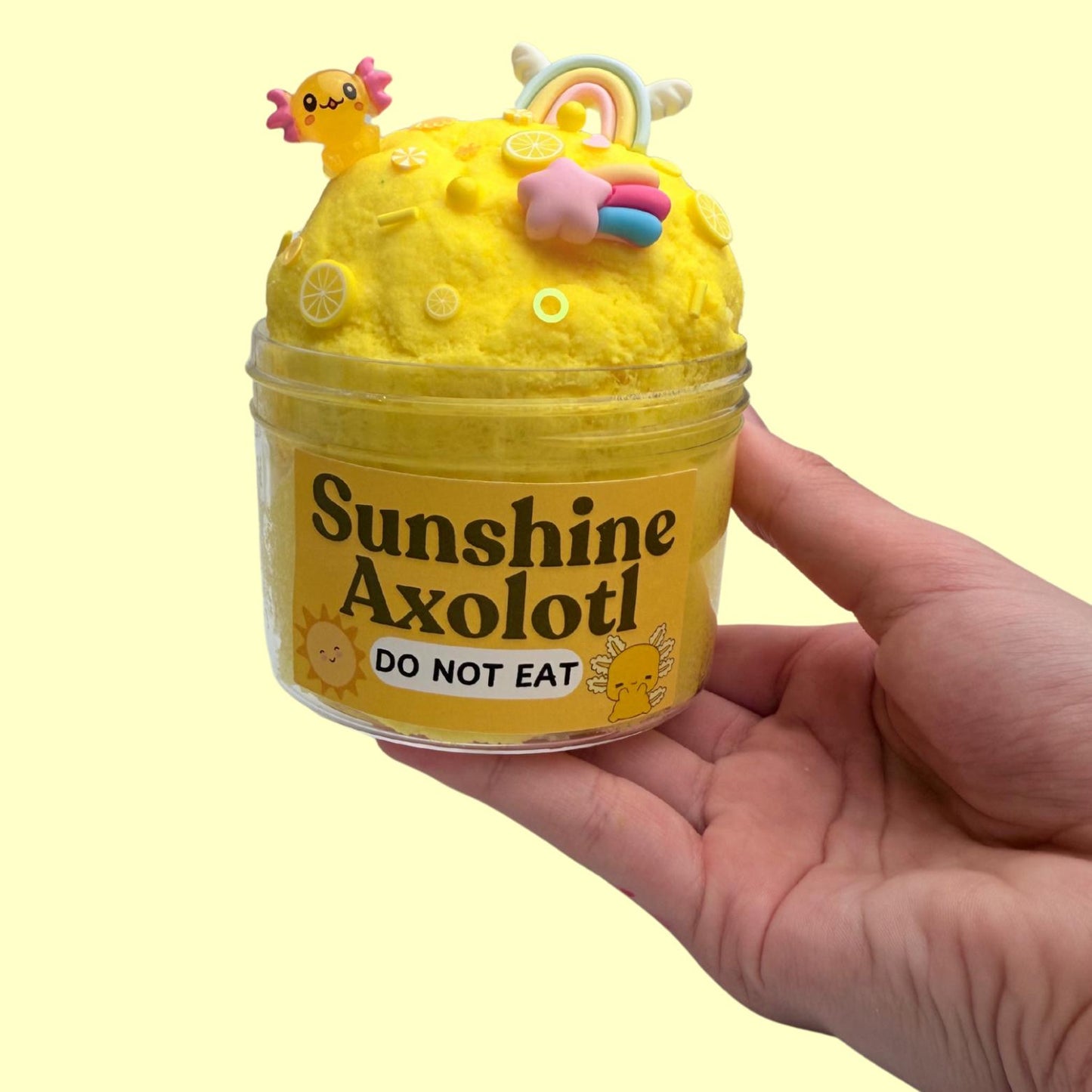Sunshine Axolotl Cloud Slime